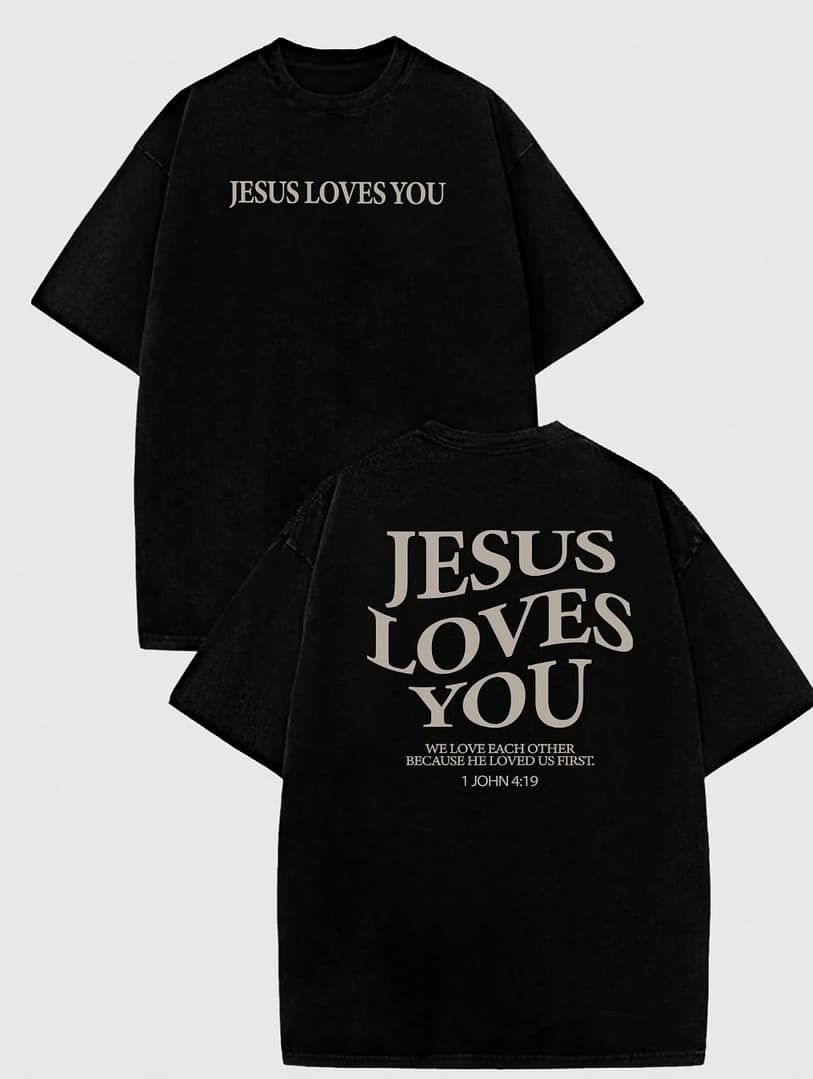 Jesus Loves You T-Shirt - Hombre